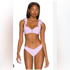 Beach Riot purple bikini.